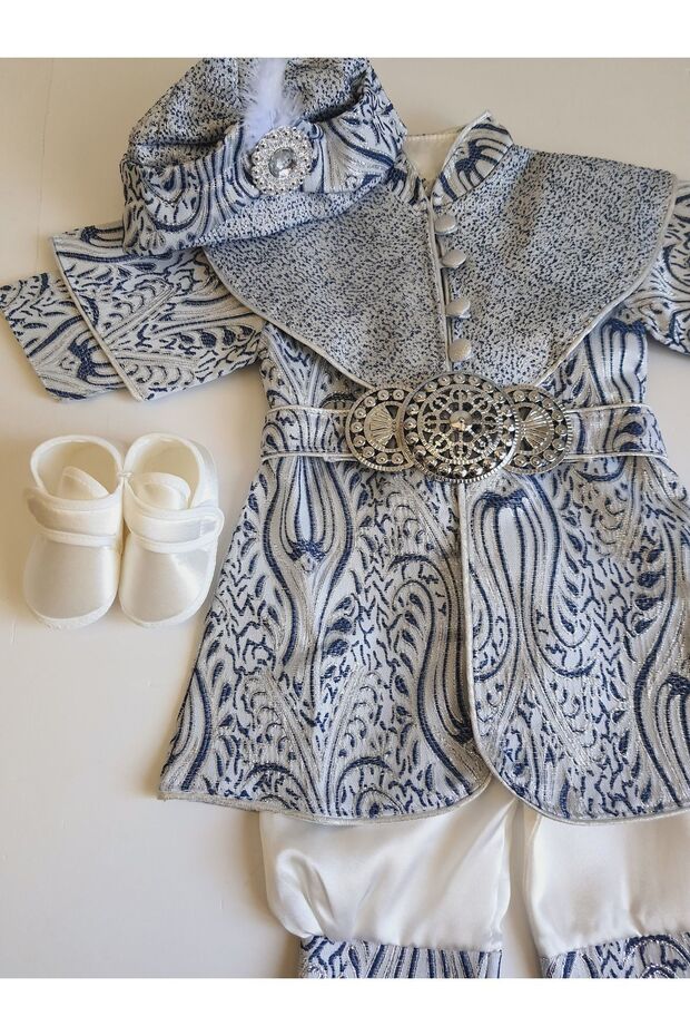 ( WITH BOOTIES ) 0 6 MONTHS AND 1 YEAR OLD CIRCUMCISION MEVLUT OUTFIT, CIRCUMCISION MEVLUT DRESS ŞEHZADE BABY GIFT