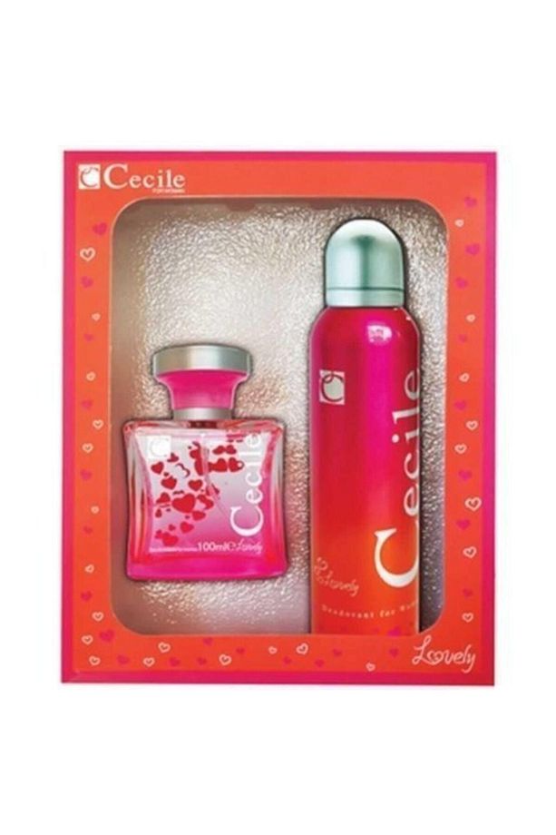 Cecıle Parfüm Set Kadın Lovely Edt 100 ml ve Deo 150 ml - 1
