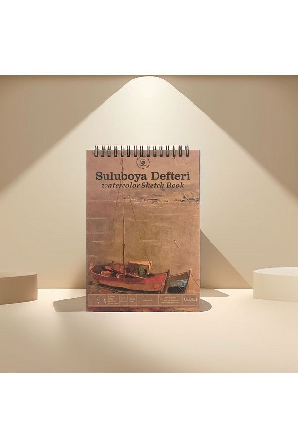 Suluboya-marker-akrilik Defteri A5/ 300 Gr. Dokulu/ 15 Sayfa (TUVAL KAĞIT) - 1
