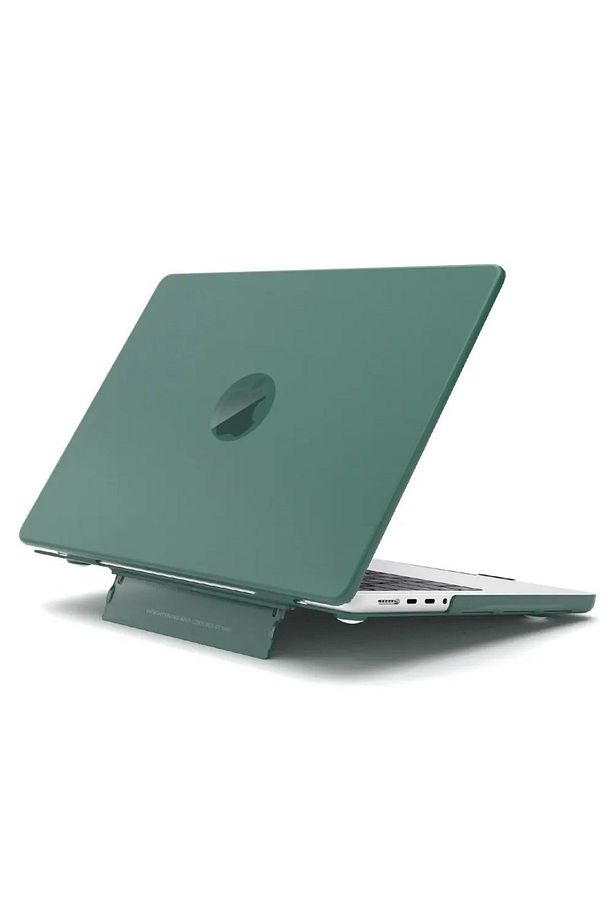 Macbook Pro 13 M1-m2 Çip A2251-a2289-a2338-a2159 Uyumlu Standlı Şeffaf İz Bırakmayan Koruyucu Kapak - 1