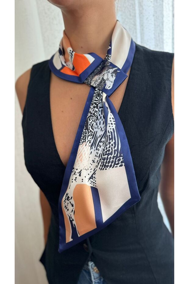 Artistic PattErnEd TiE Scarf - 2