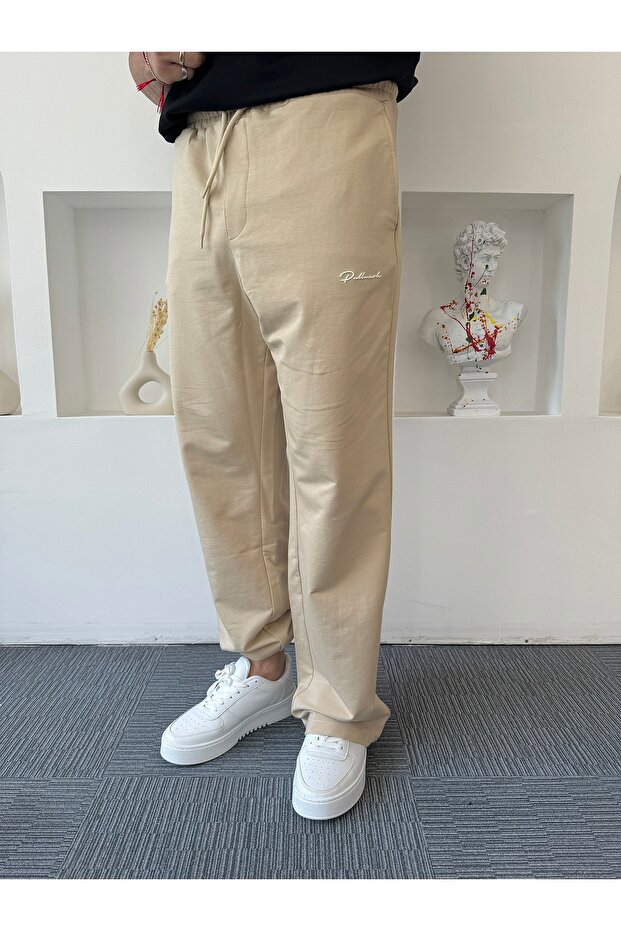 Bej Paçası Ayarlanabilir Eşofman (PL) - 5