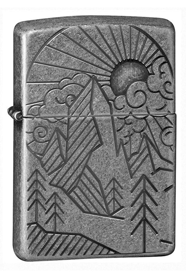 Armor® Antique Silver Mountain Design - 2