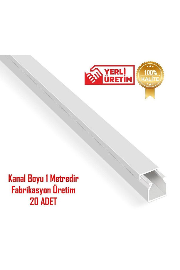 Mutlusan Extra Yapışkanlı Kablo Kanalı 12x12 20 Metre - 1
