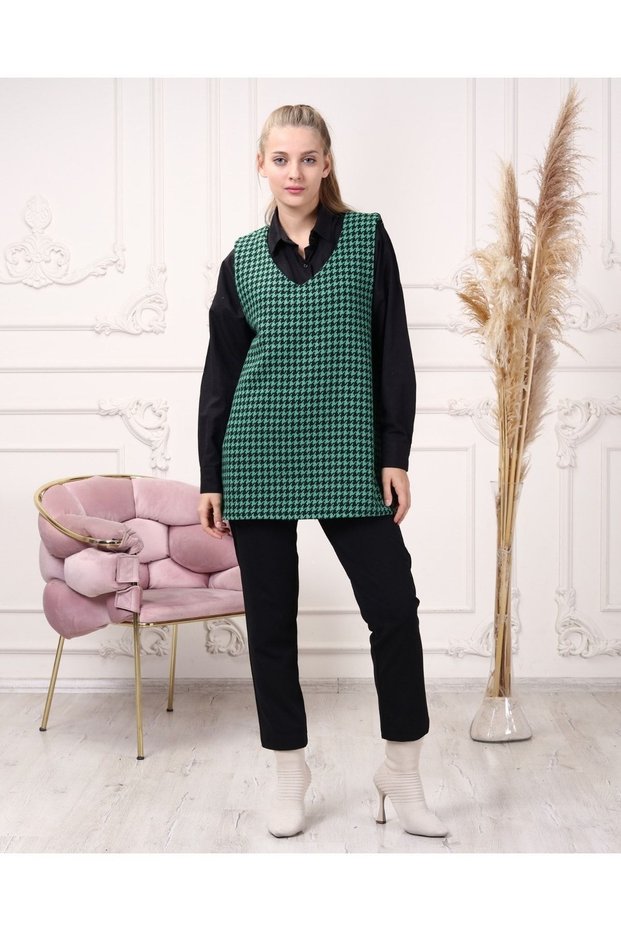 Women's Hijab Tweed Sweater