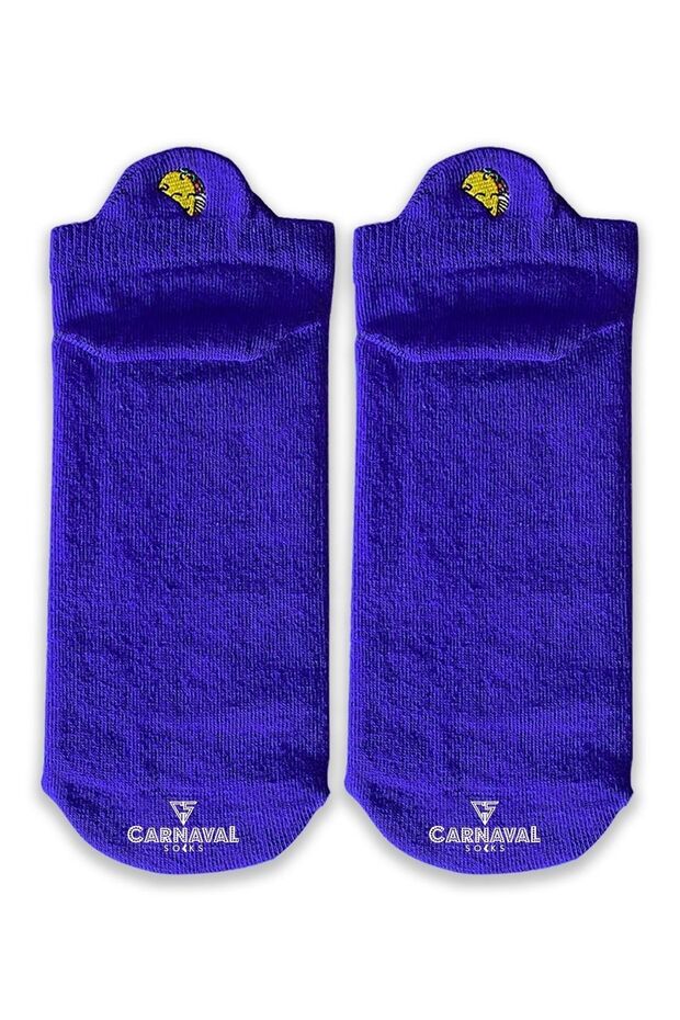 Taco Ankle Embroidered Patterned Bootie Socks - 1