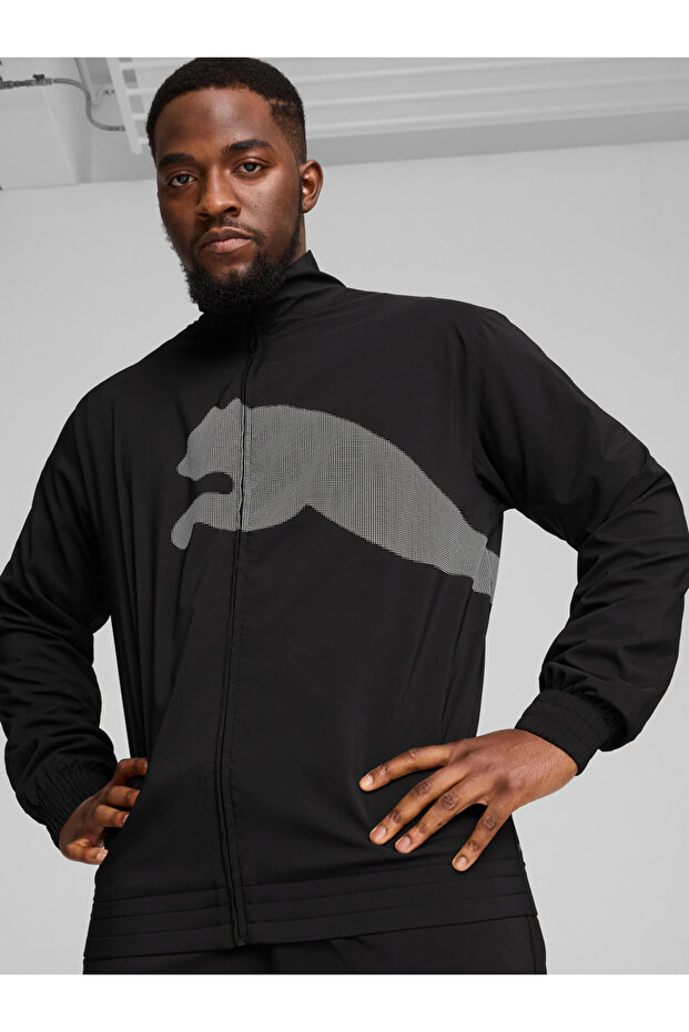 Train Big Cat Woven Full Zip Jacket - 1