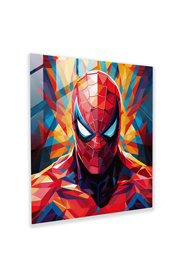 طباعة زجاجية هندسية من Marvel - Marvel، ديكور حائط، فن حائط زجاجي، شخصيات Marvel