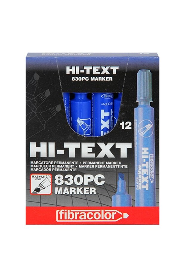 Round-Tip Markers, Blue (1 Pack of 12)