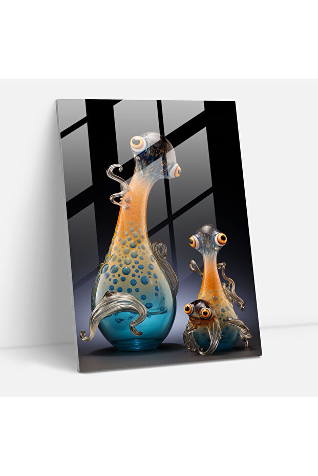 Glass Art: Interesting Glass Figurines, Realistic Glass Sculpture, Glass Print