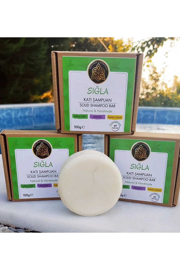 Sığla Katı Şampuan ( Sığla Solid Shampoo Bar ) 100 gr - 3