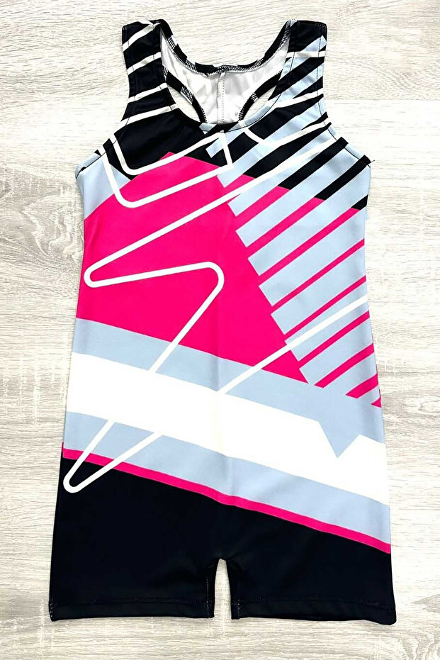 Girl's Swimsuit with Shorts