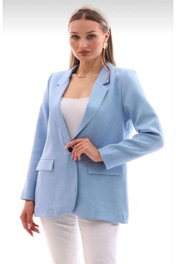 BLAZER TEK DÜĞME CEKET - 4