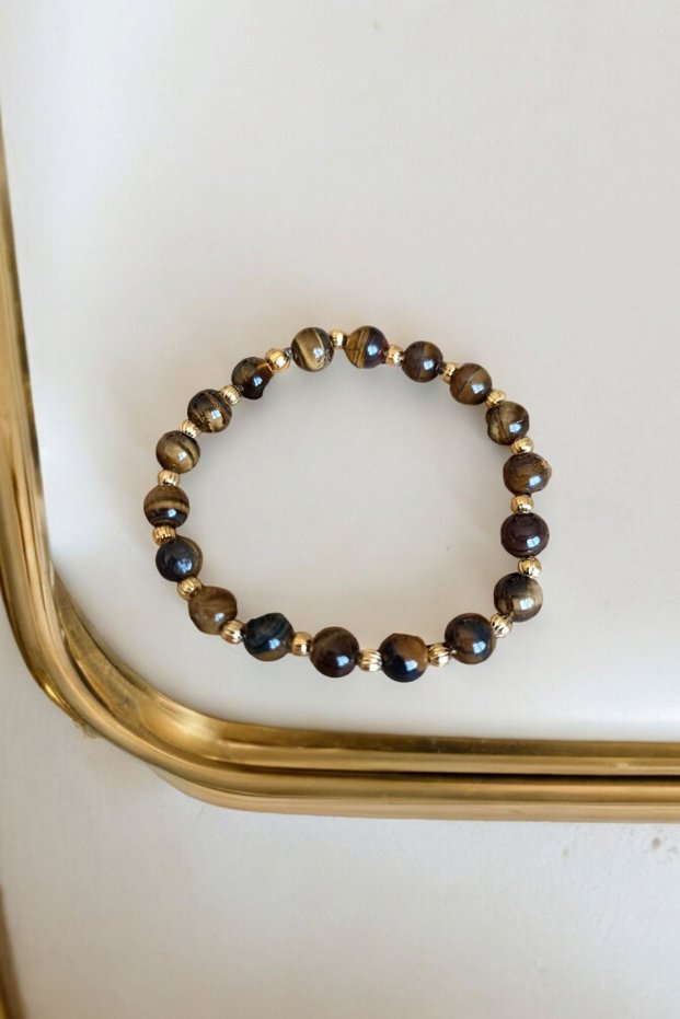 Tiger's Eye Bracelet - Dorica Bracelet - Men's Bracelet - Women's Bracelet - Courage Bracelet