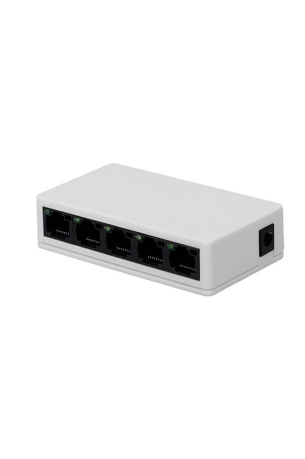 NR3 5 Port Switch 100Mbps Ethernet İnternet Dağıtıcı Ağ Hub Ev Ofis İçin - 1