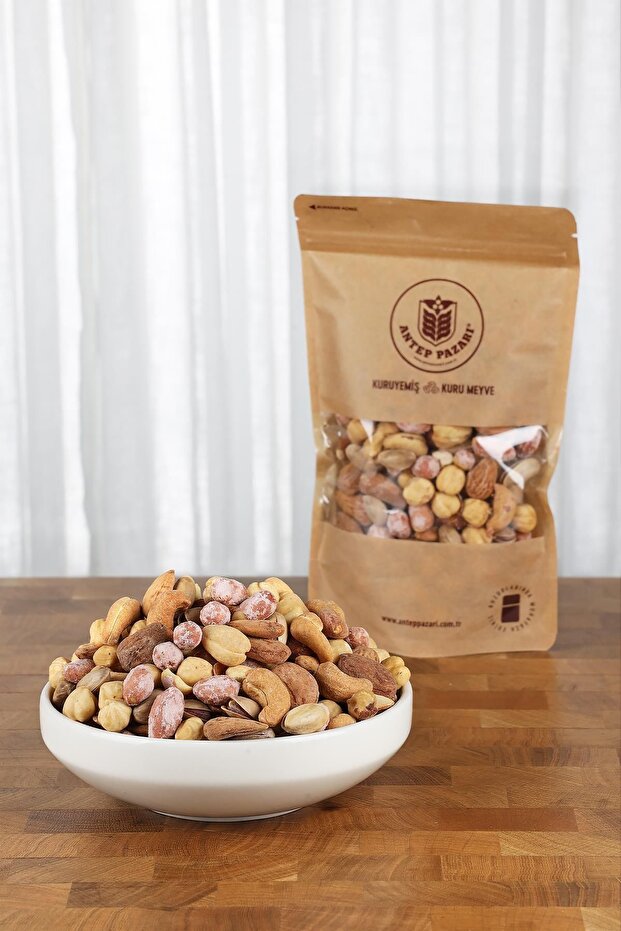 Antep Pazarı Karışık Lux Kuruyemiş 500 Gr