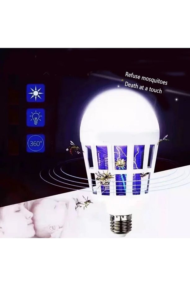 Sinek öldürücü ampul 9w led ampul cız lamba sivrisinek öldürücü - 8