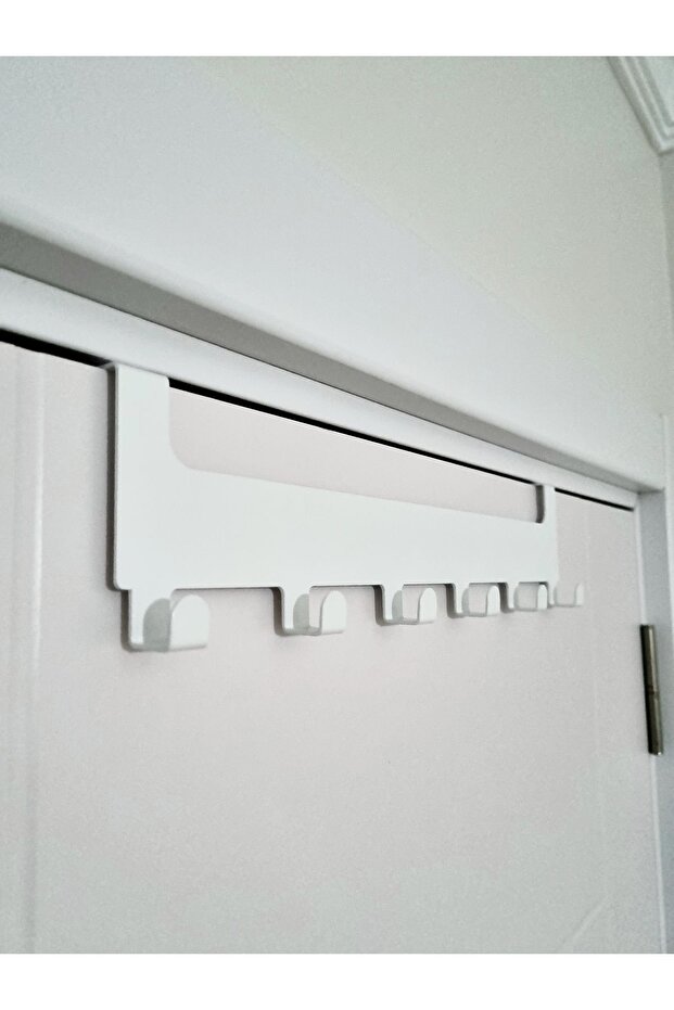 Mat Beyaz Kapı Arkası Askılık - 1