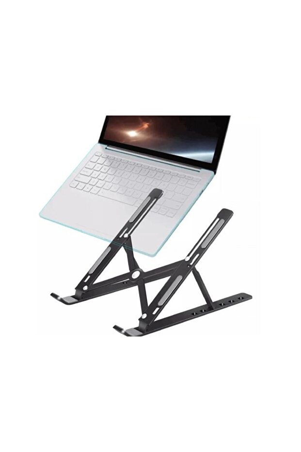 حامل كمبيوتر محمول قابل للتعديل ZHL-221 أسود