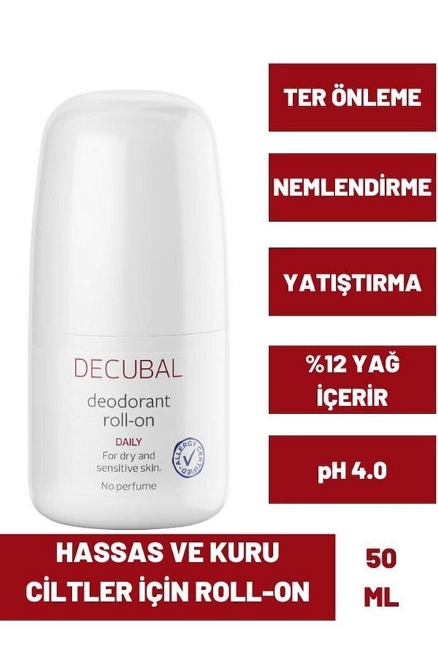 Koltuk Altı Terleme Önleyici Kuru Ve Hassas Ciltler Için Deodorant Roll-on 50 ml - 1