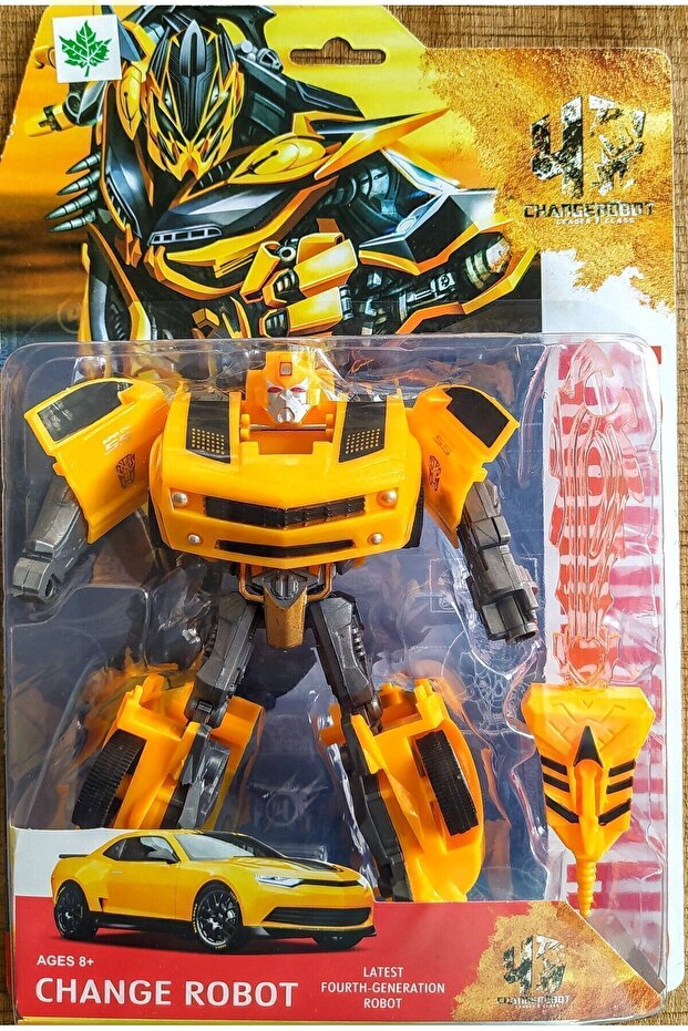 TRANSFORMERS BUMBLEBEE ROBOTA DÖNÜŞEN ARABA 18 CM - 1