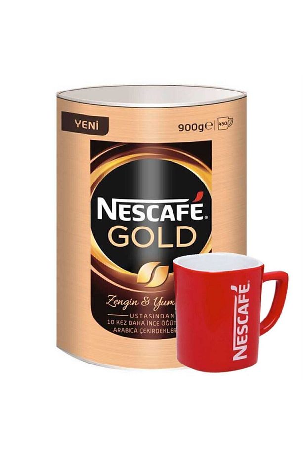 Gold 900 Gr Granül Kahve + Nestle Bardak Kupa - 1