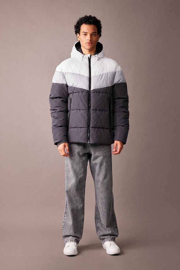 Regular Fit Kapüşonlu Şişme Mont A2249ax23wn - 2