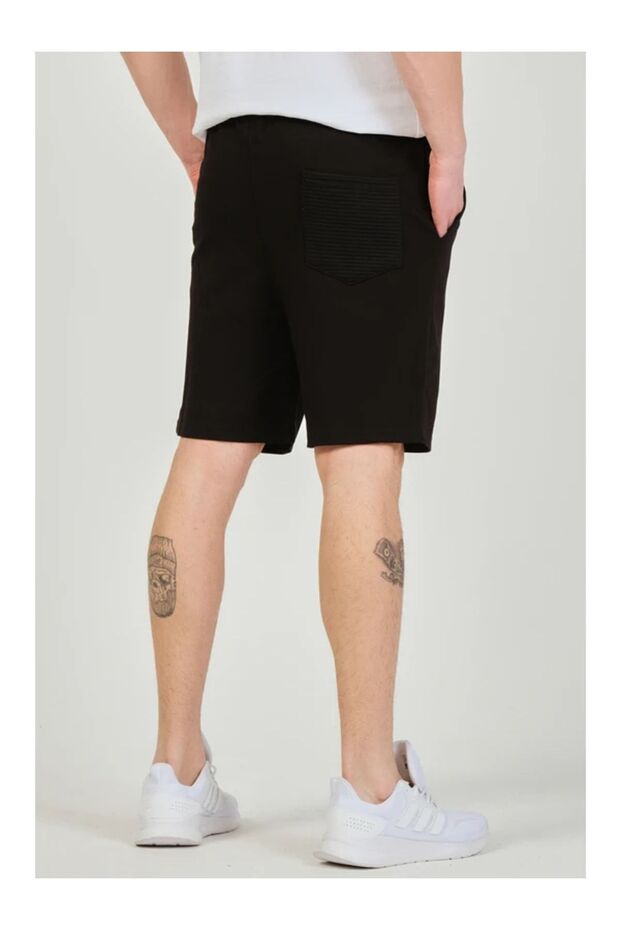 SİYAH OTTOMAN ŞORT - 4
