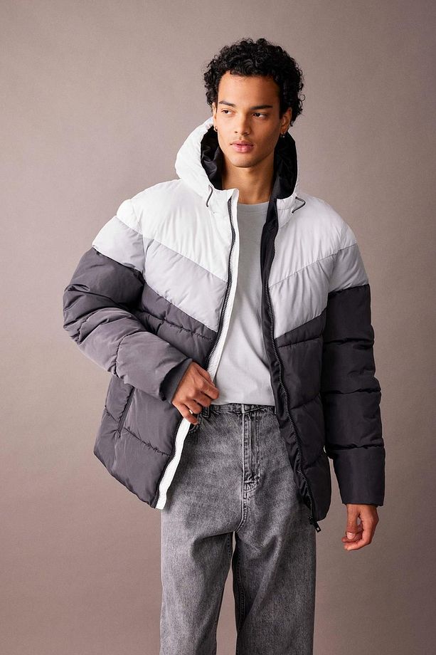 Regular Fit Kapüşonlu Şişme Mont A2249ax23wn - 3