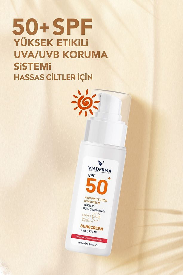 Hassas Ciltler için Parfümsüz SPF 50+ Yüksek Koruma Güneş Kremi 100 ml, Suya Dayanıklı - 6