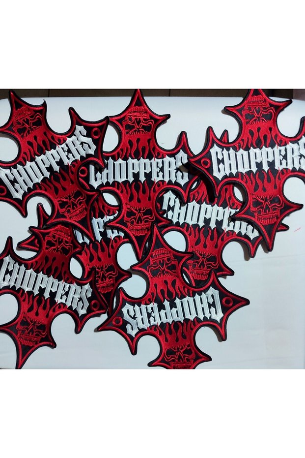 Biker Chopper Back Patch Emblem Embroidery