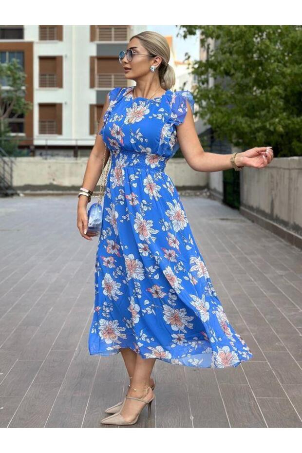 1700 Elbise Saks - 3
