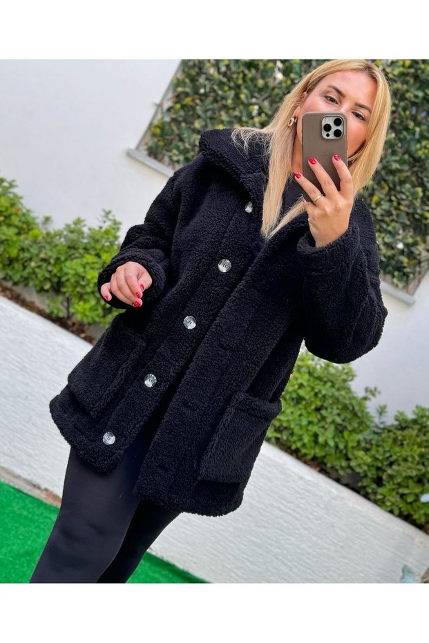 WELSOFT SOFT FLEECE CARDIGAN BUTTONED DAILY