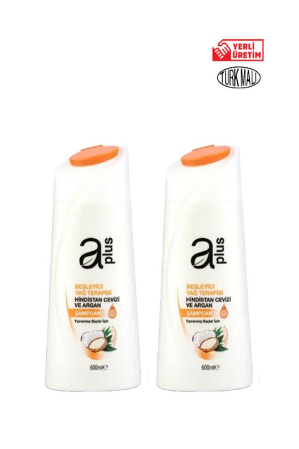 Şampuan 600ml *2 Yıpranmış Saçlar Için Hindistan Cevizi Ve Argan - 1