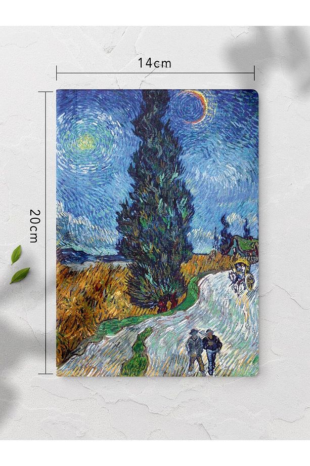Çizgisiz Defter, Van Gogh Notebook 4 Adet, Not Defteri, Sanat Defter, 64 Sayfa 14*21cm - 2