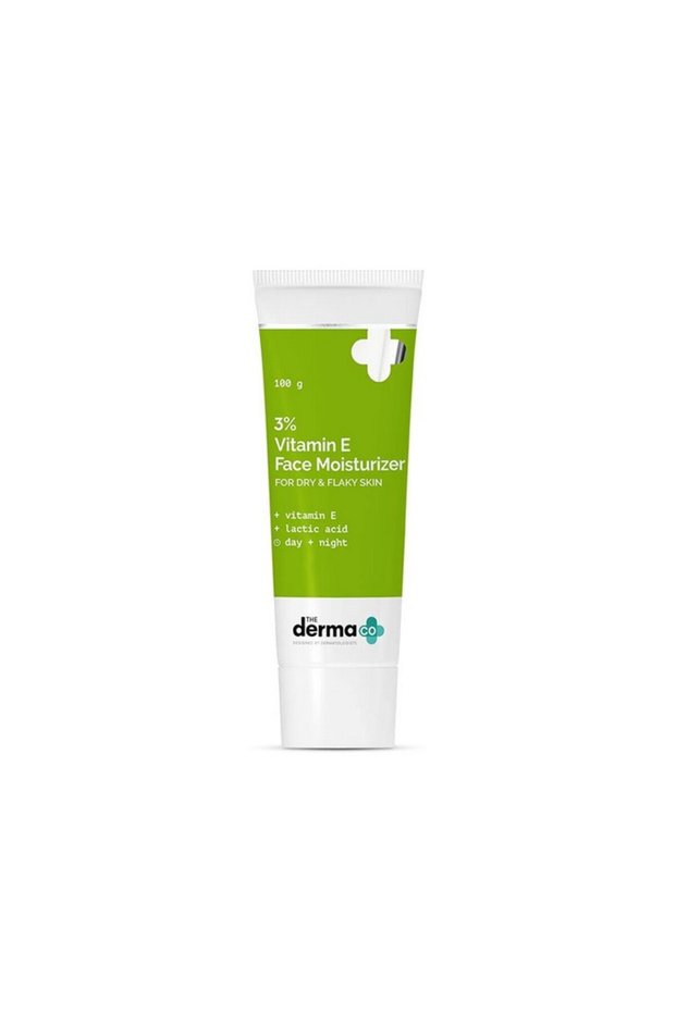 3% Vitamin E Face Moisturizer With Vitamin E & Lactic Acid For Dry & Flaky Skin - 100 g