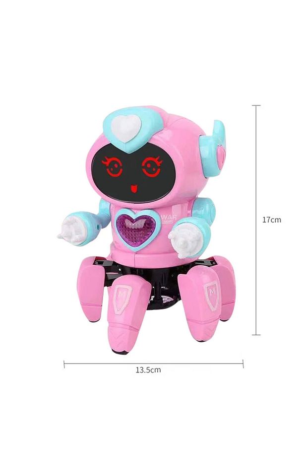 Sesli Işıklı Sevimli Robot - Uzaktan Kumandalı Robot - 7