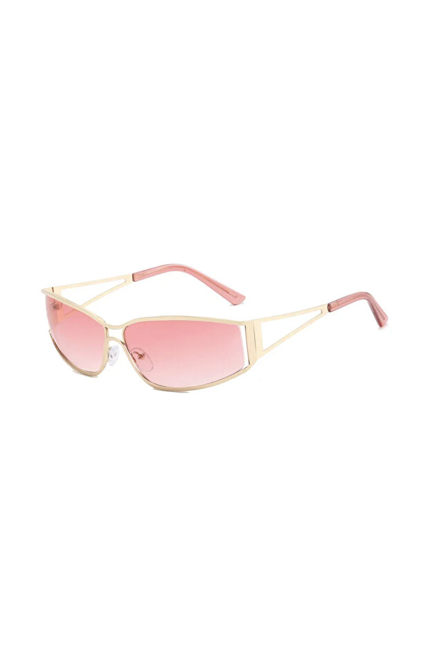Yuna Pink Vintage Retro Sunglasses