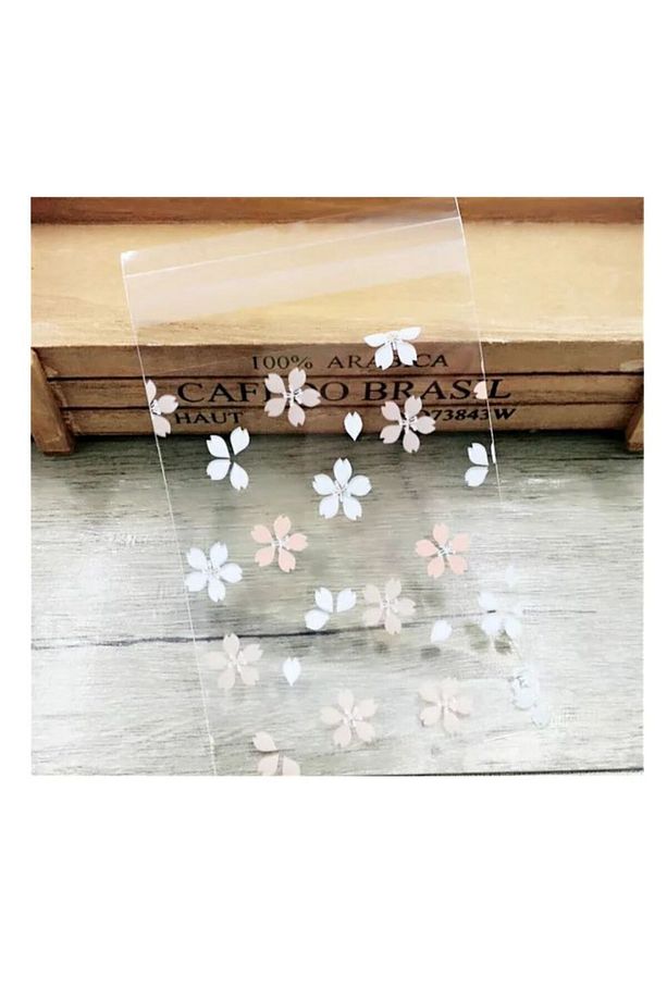 Bantlı Şeffaf Desenli Poşet Opp 7x7 Cm 95 Adet - 2