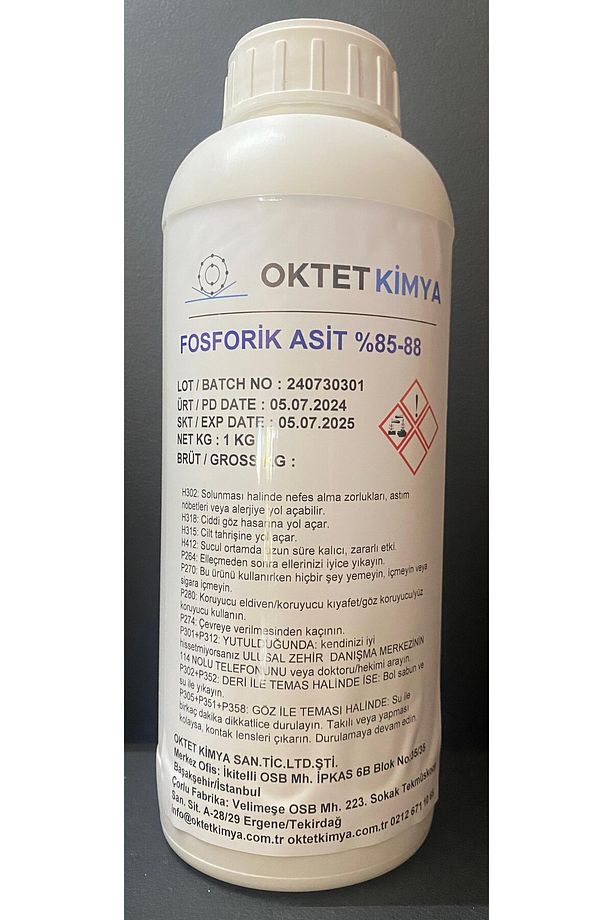 Fosforik Asit %85 1.000 gr - 1