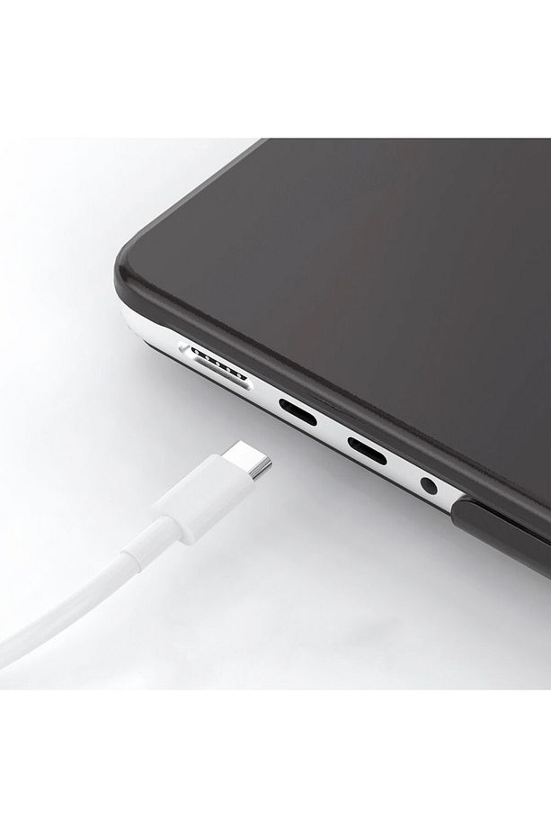 Macbook Pro 13 M1-m2 Çip A2251-a2289-a2338-a2159 Uyumlu Standlı Şeffaf İz Bırakmayan Koruyucu Kapak - 8