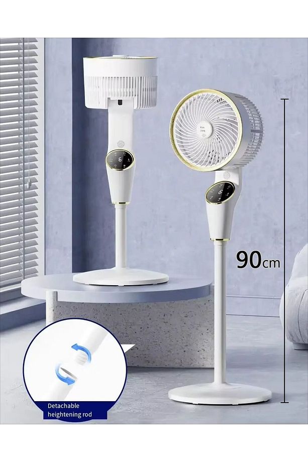 90cm Fan Led Ekranlı Kumandalı Vantilatör Ayarlanabilir 3 Farklı Boy CVR-MX45 - 4