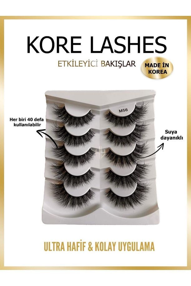 İPEK KİRPİK 5'Li SET - 1