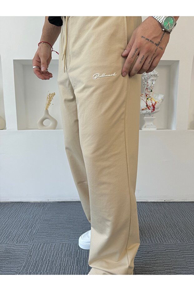 Bej Paçası Ayarlanabilir Eşofman (PL) - 2