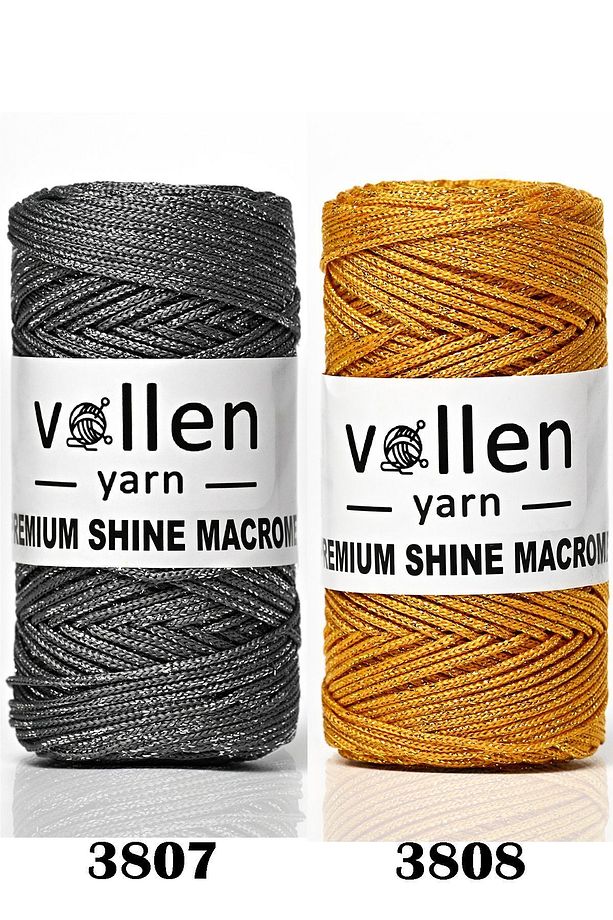 Premium simli 100Gr/150M  polyester  makrome çanta ipi , supla ipi,  bileklik ipi - 6
