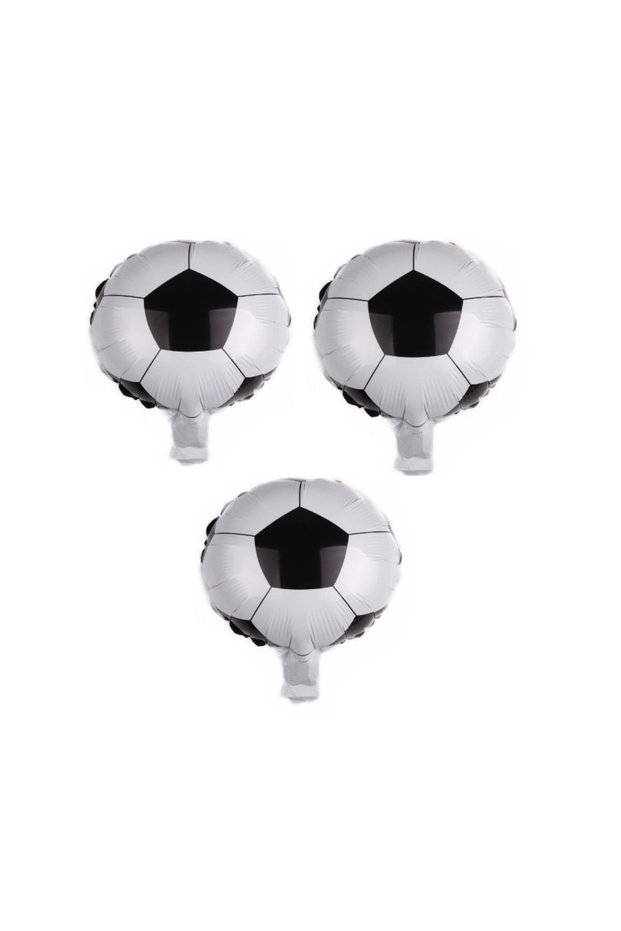 Bal10 Football Ball Foil Foil Balloon 45 cm 3 Pieces