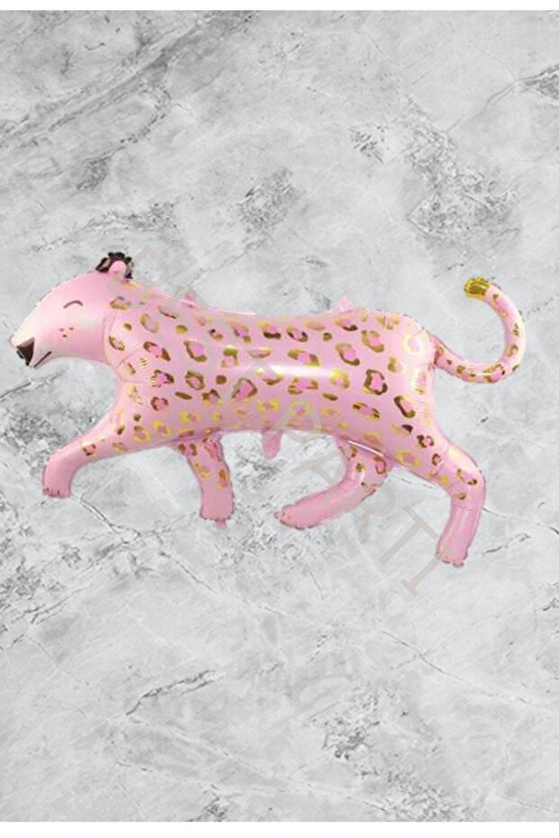 Leopard Foil Balloon Pink Color 118X79 cm
