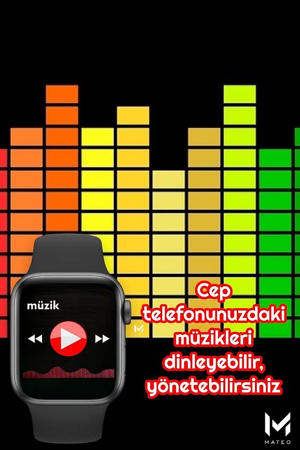 Mwt500 Akıllı Saat Ios Android Destekli Arama Özeliği Sensörlü 2025 Son Nesil - 6