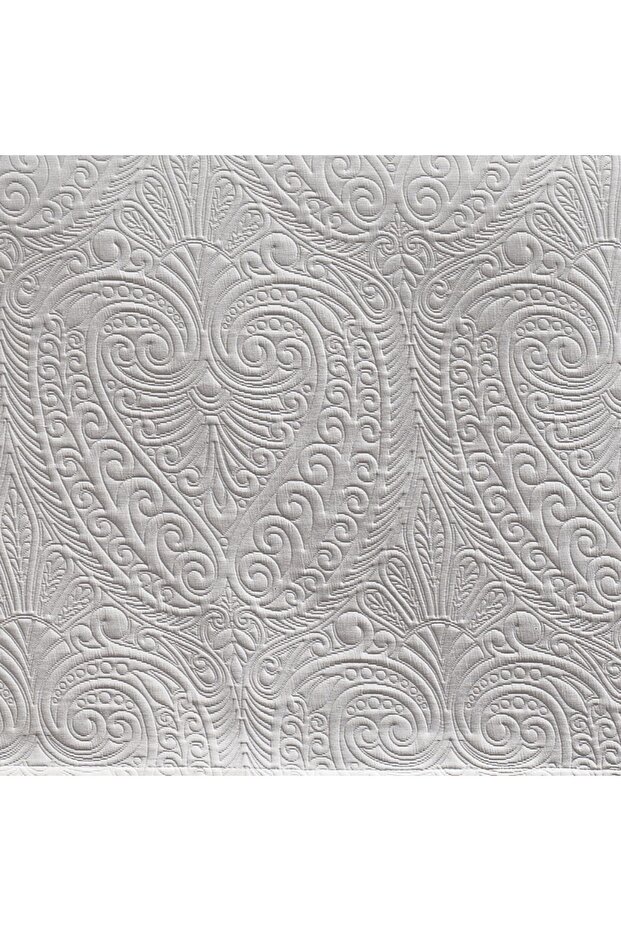 مفرش سرير مزدوج كريمي من آنا - 6