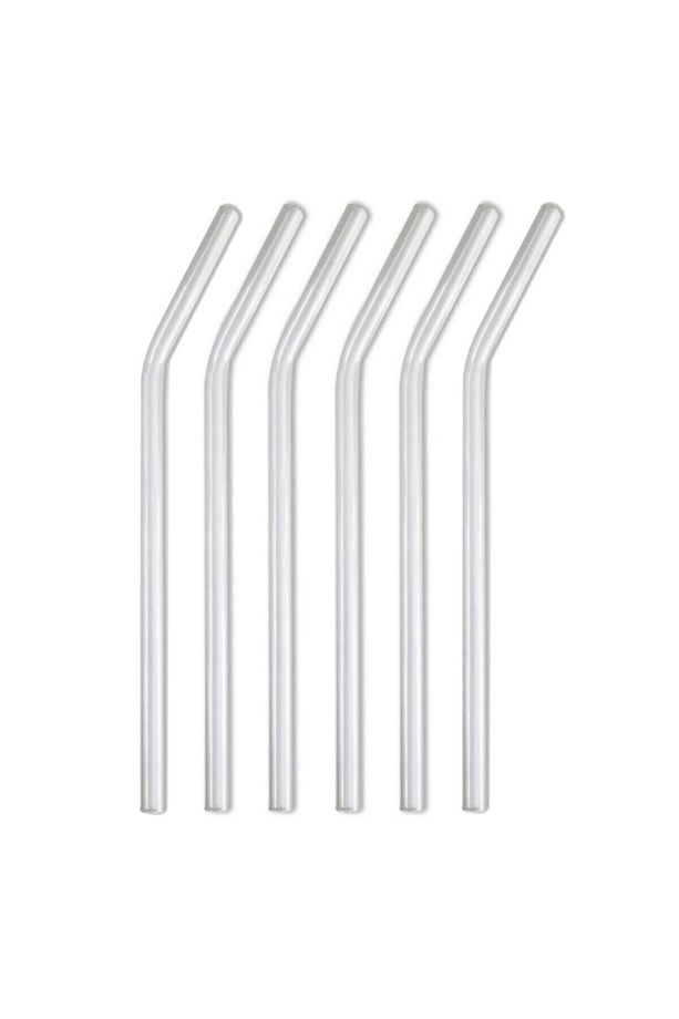 6 Adet Şeffaf Cam Pipet -eğimli Cam Pipet - 1
